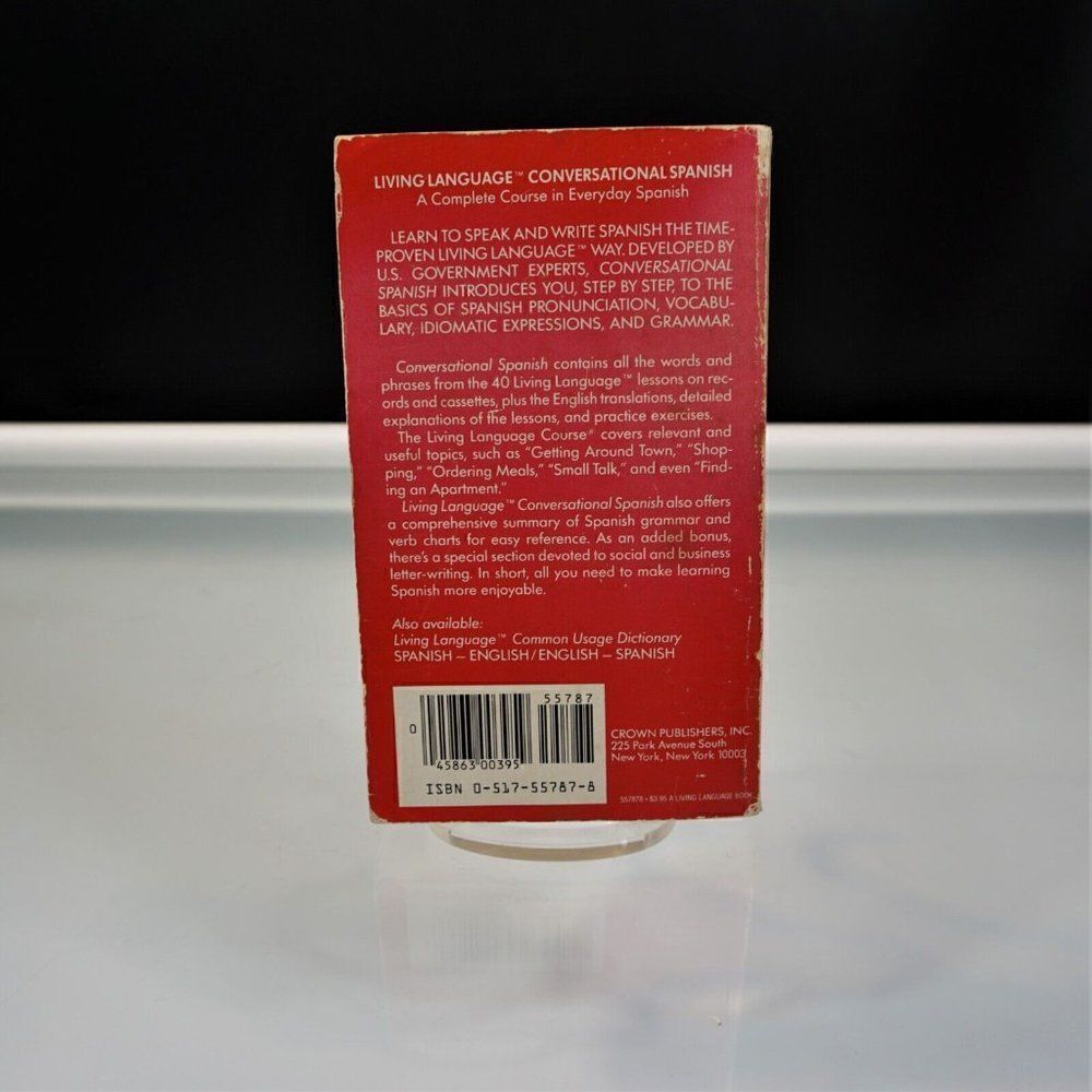 Conversational Spanish A Complete Course in Everyday Spanish 1985 Paperback - Picture 3 of 11